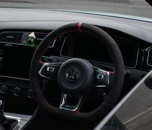 Volkswagen Golf / Polo / Scirocco DSG Forged Carbon Replacement Paddle Shifter Extensions (2013-2021 Models) - Image 3