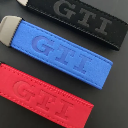 Volkswagen GTI Alcantara Keyring (Multiple Colours) - Image 2