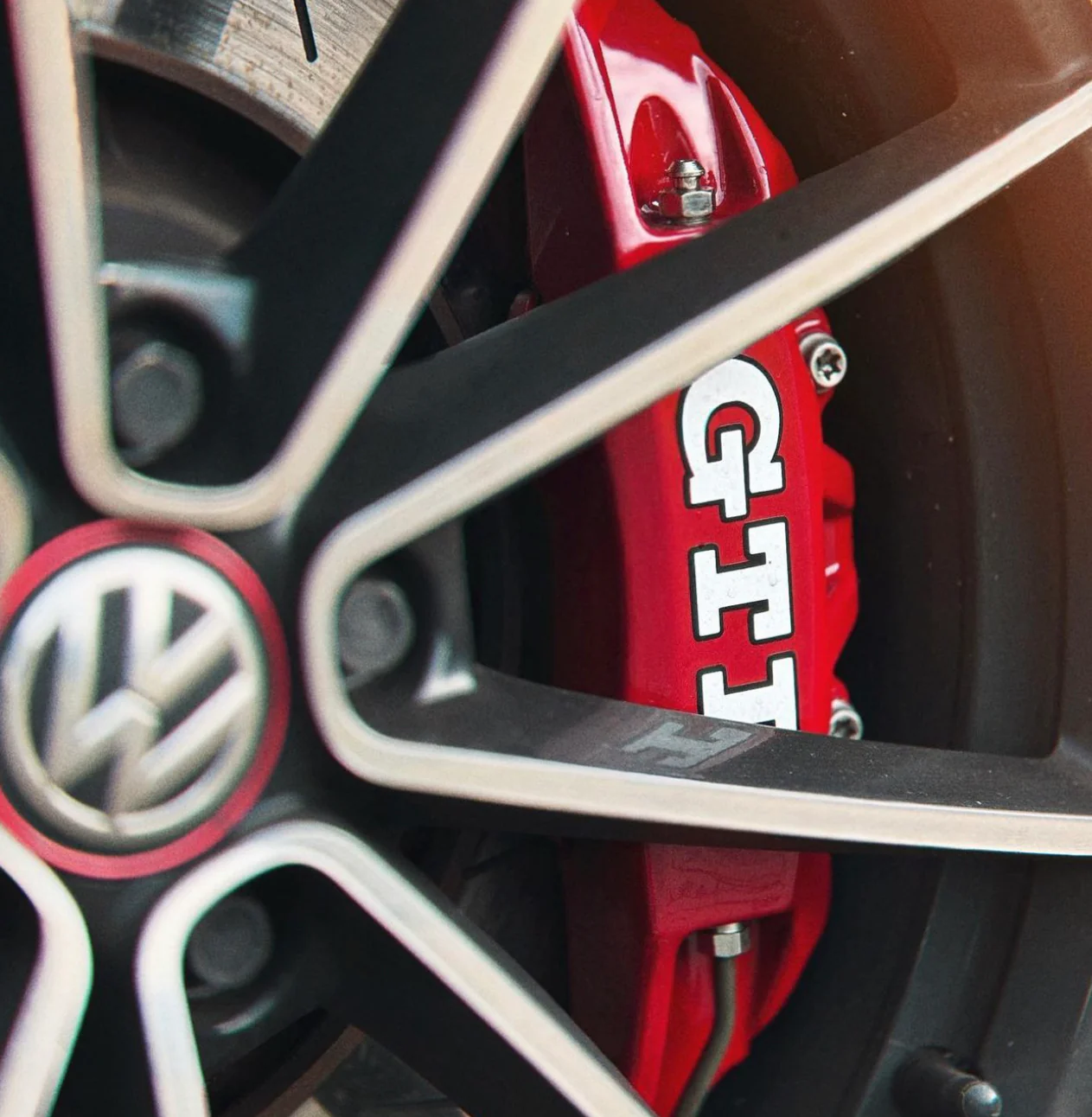 Volkswagen GTI Brake Caliper Stickers 4pcs (Multiple Models) - Image 2