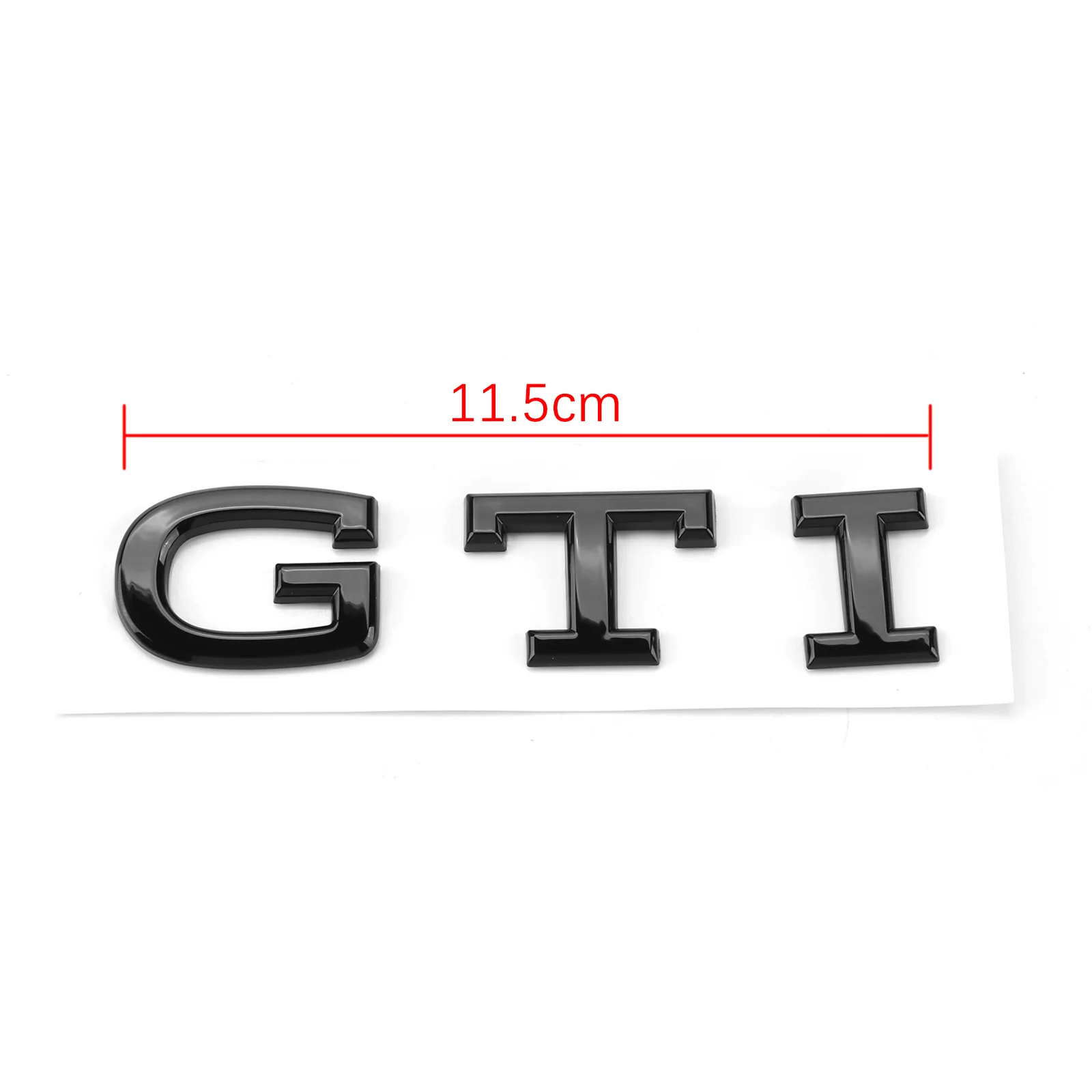 Volkswagen GTI Central Rear Boot Badge (2021+ Version) - Black - Image 6