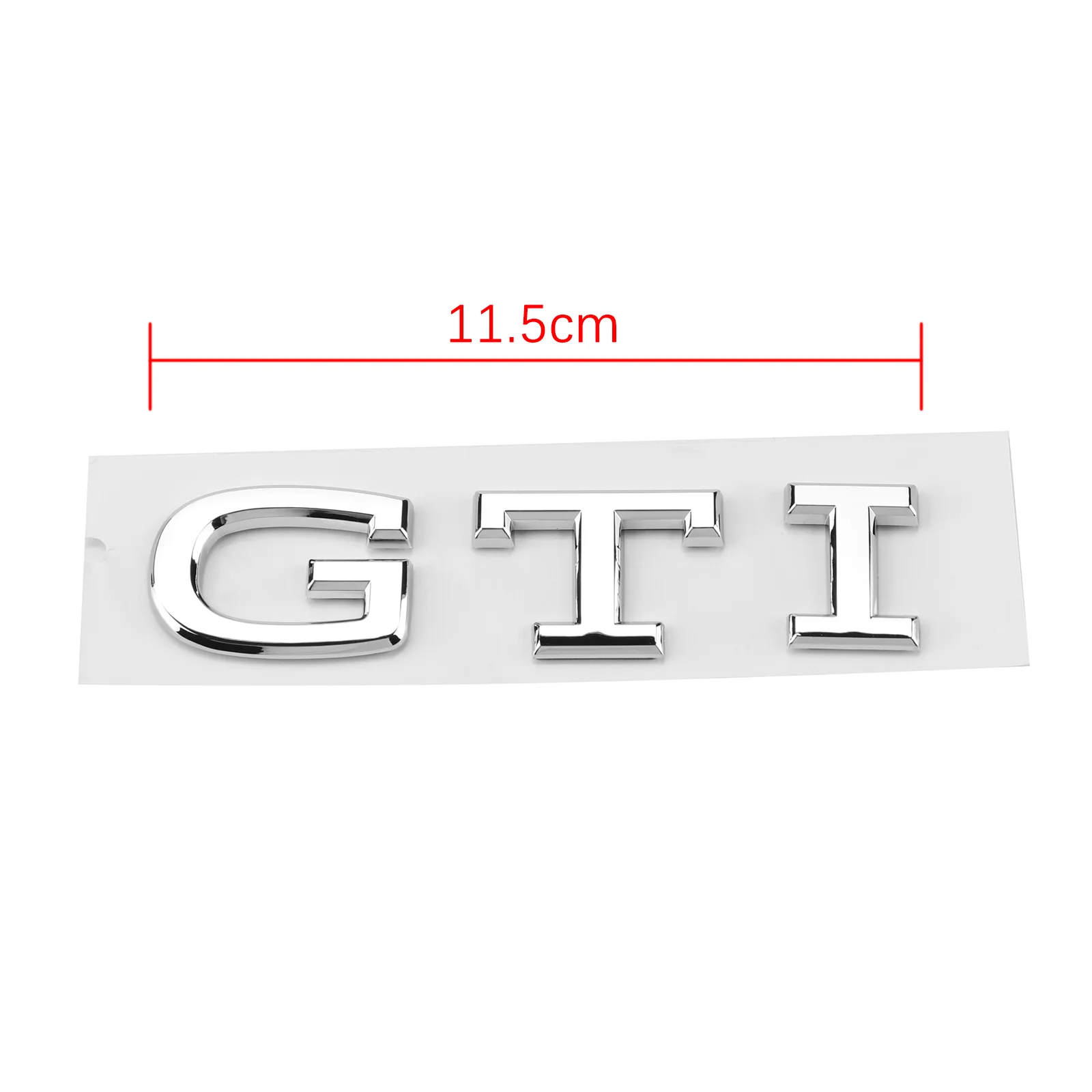 Volkswagen GTI Central Rear Boot Badge (2021+ Version) - Chrome - Image 6