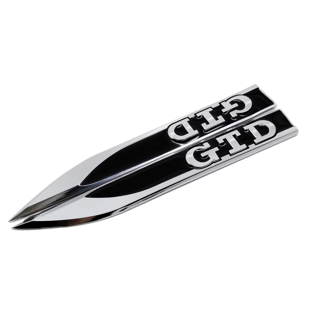 Volkswagen GTD Badges Front Side Panels (Black Or Red) - Image 3