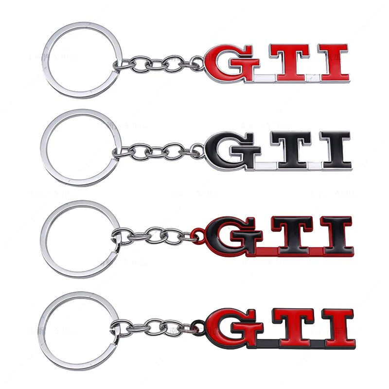 Volkswagen GTI Logo Metal Keyring - Image 3