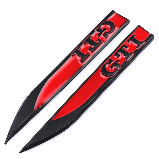 Volkswagen GTI Side / Wing Badges (Multiple Models) - Image 2