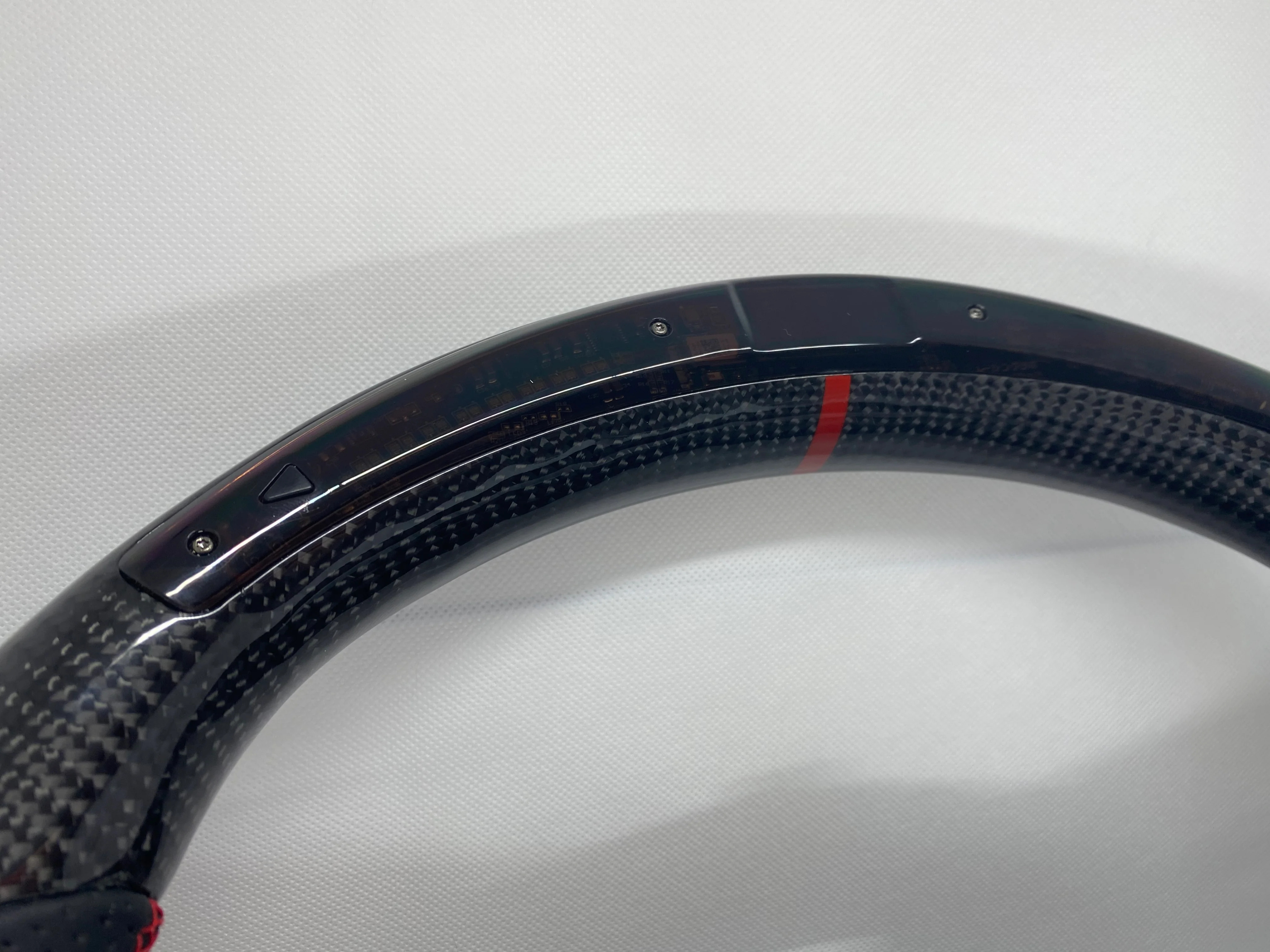 Volkswagen Polo 6C GTI / GT / R Line LED Display Carbon Fibre Steering Wheel (LED CUSTOM / 2014 - 2017 Models) - Image 9
