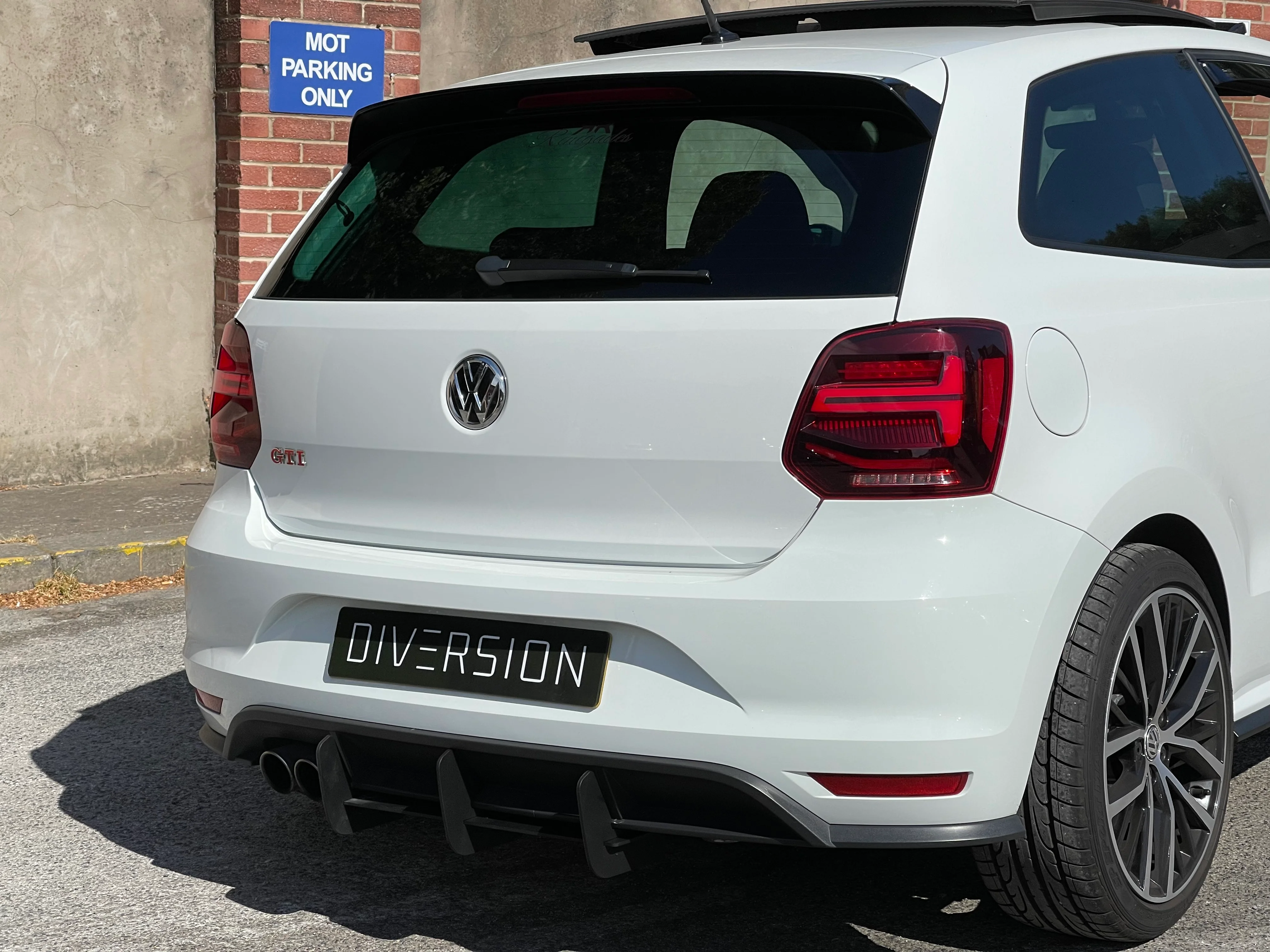 DIVERSION Volkswagen Polo 6C GTI Rear Diffuser MK5 (2014 - 2017)