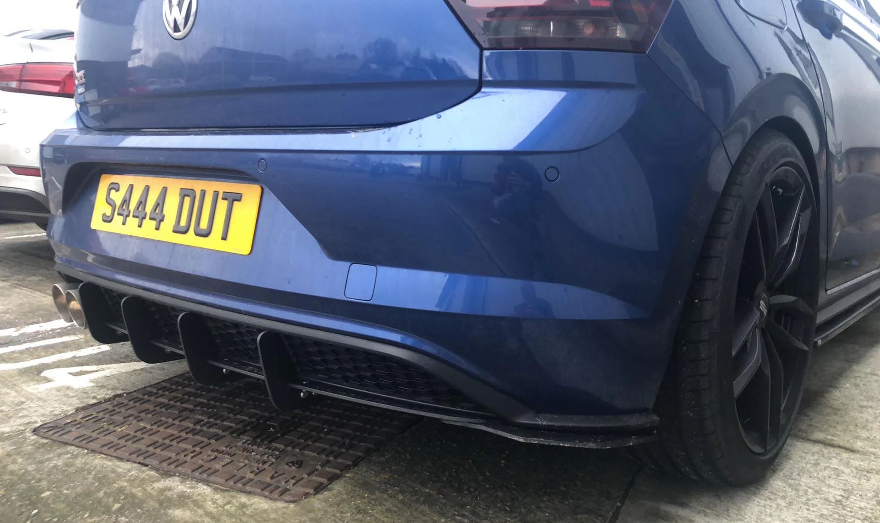 Volkswagen Polo AW GTI Rear Diffuser (2018+ Model) - Image 3