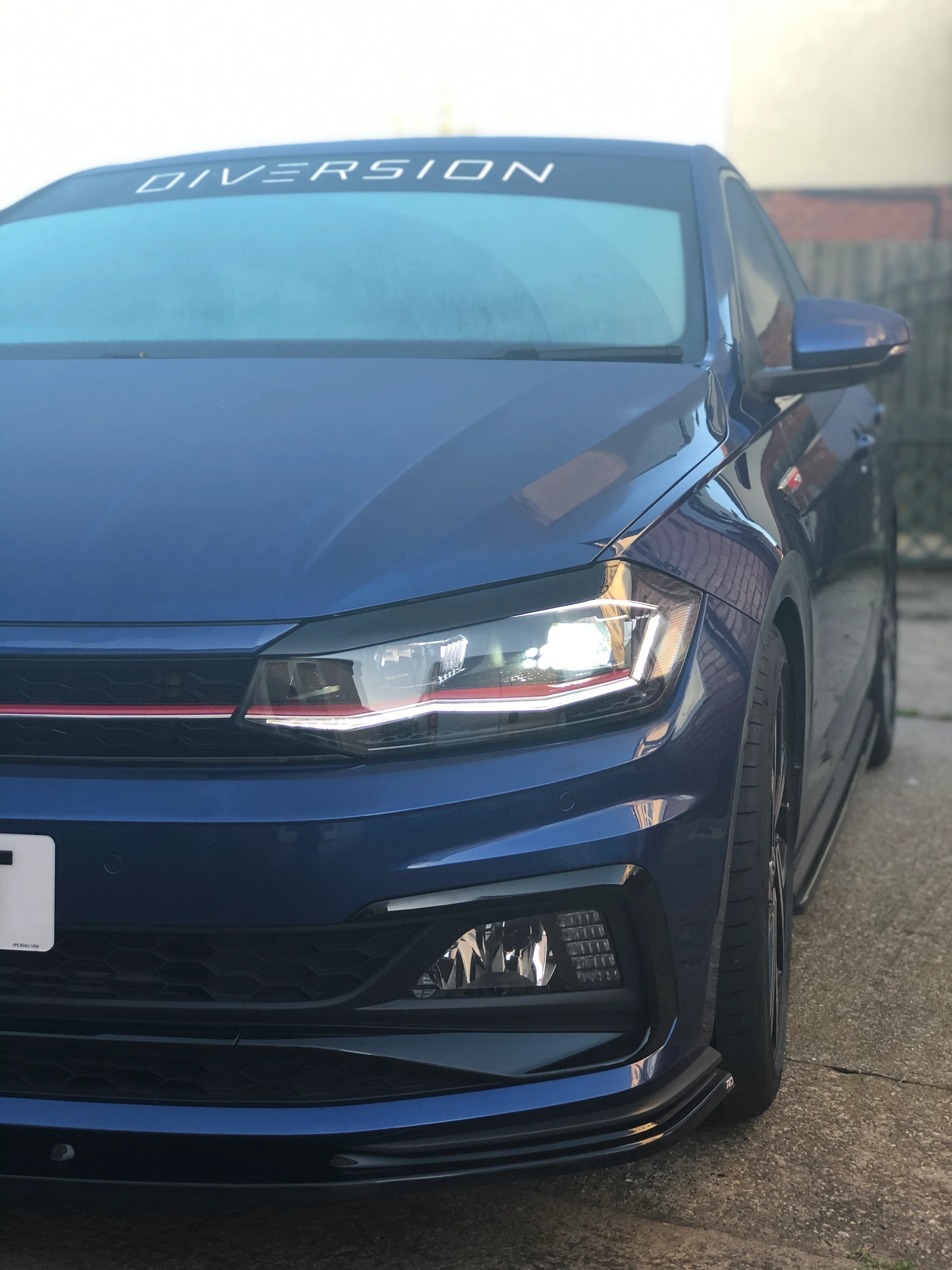 Volkswagen Polo AW MK6 Headlight Eyebrows (2018+ Models) - Image 2