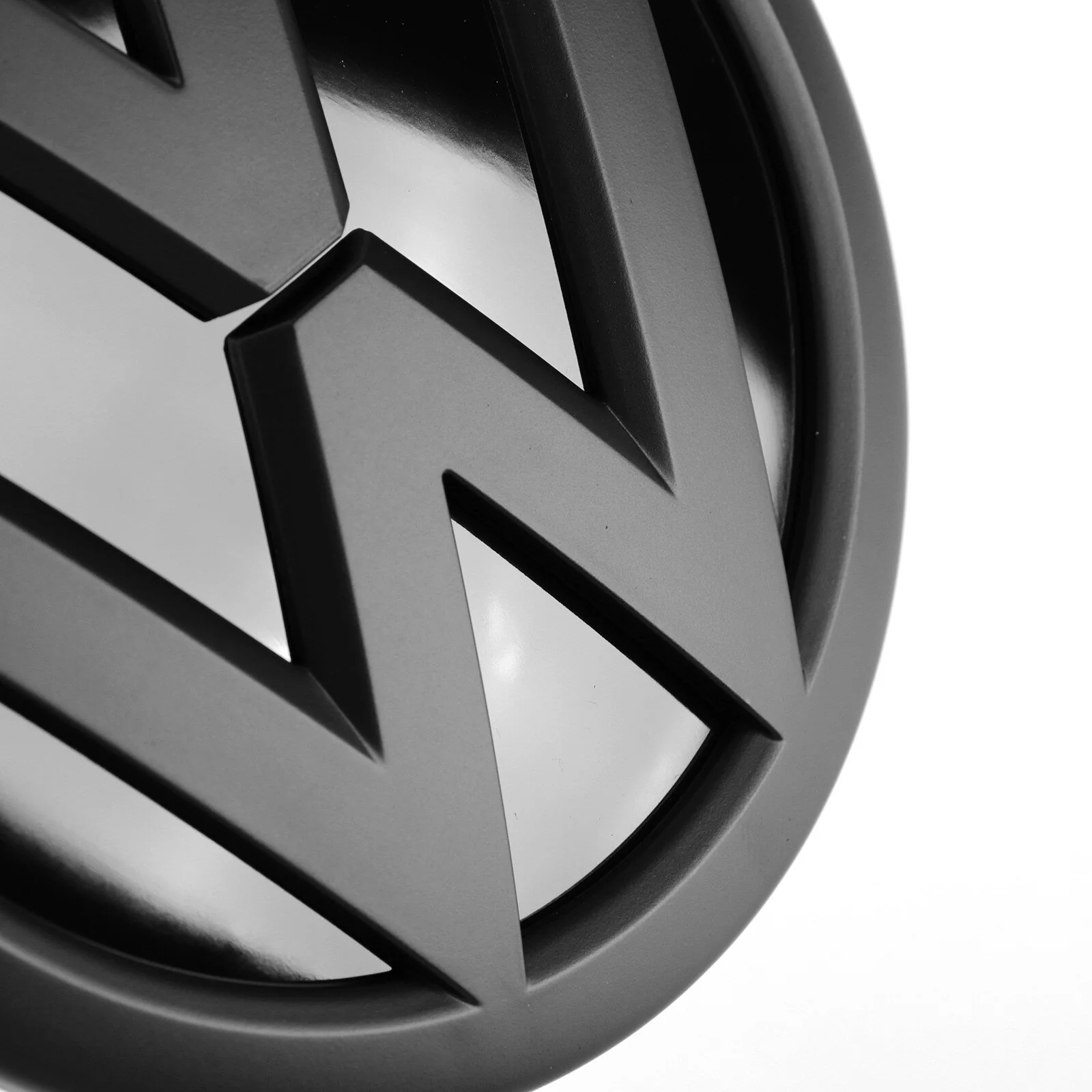 Volkswagen Polo MK5 6R / 6C Matte Black Front / Rear Badges (2009 - 2017 Models) - Image 2