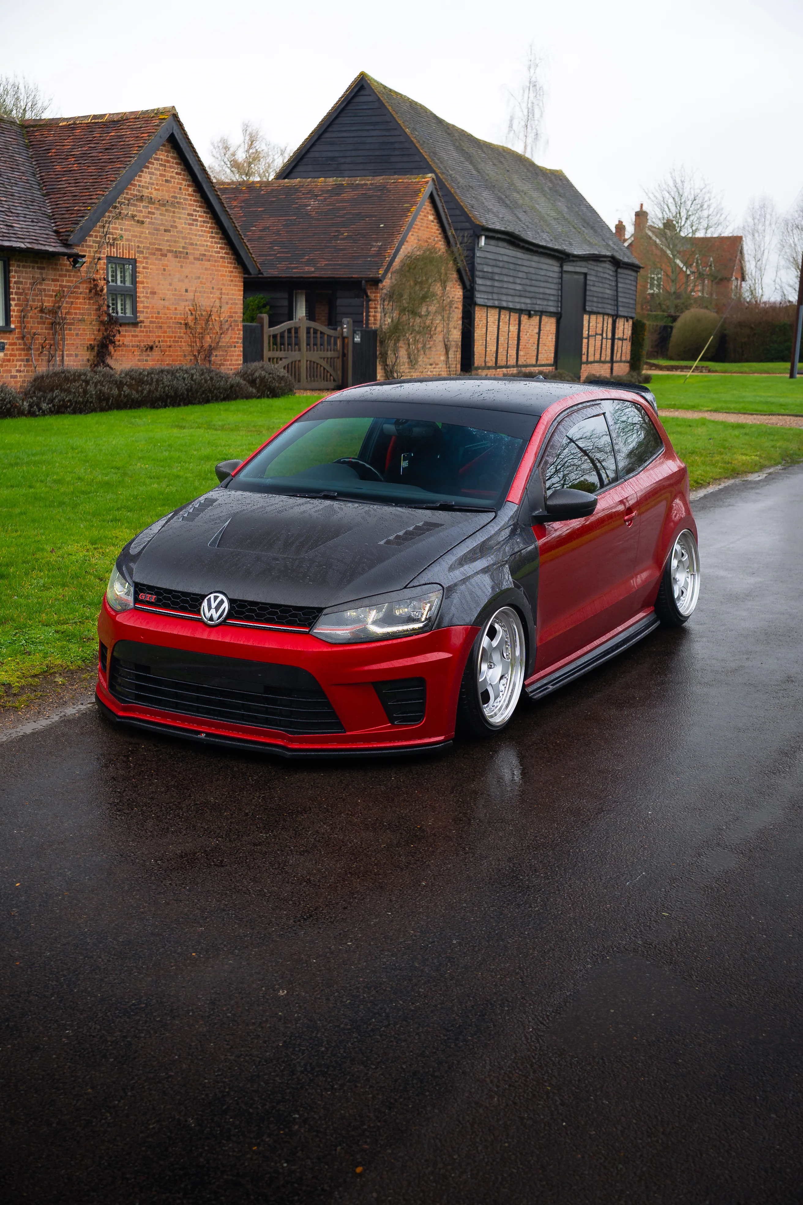 Volkswagen Polo MK5 6R / 6C Carbon Fibre Vented Wings / Fenders (Pair) 2009 - 2017 *NEW*