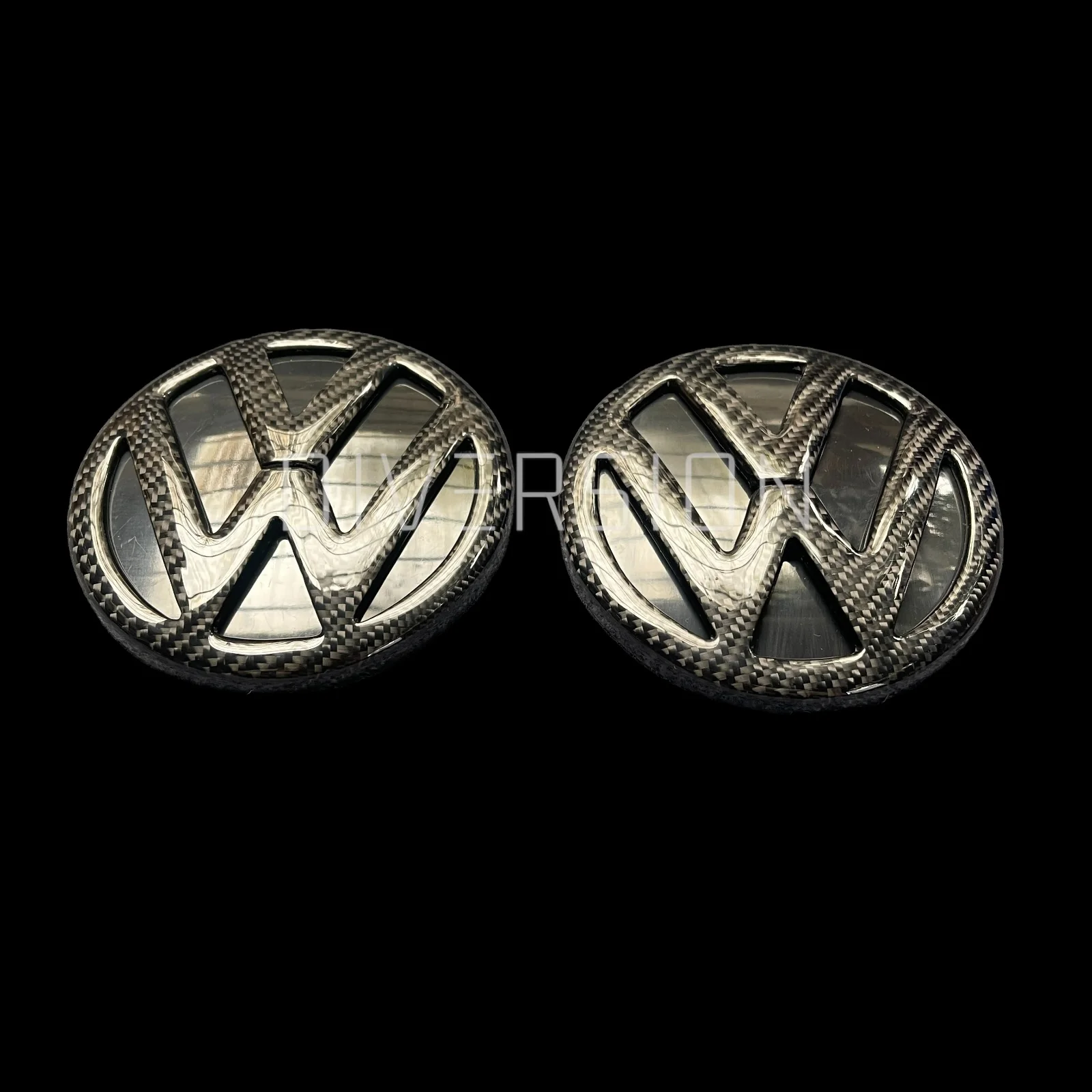 Volkswagen Polo MK5 6R / 6C Front And Rear Carbon Fibre Badges (2009 - 2017 Models) - Image 10