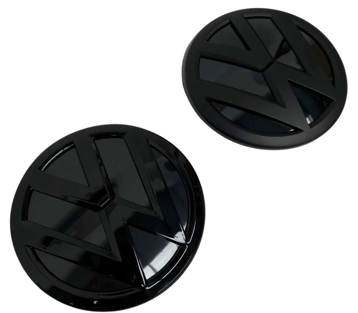 Volkswagen Polo MK5 6R / 6C Front Or Rear Gloss Black Badges (2009 - 2017 Models)