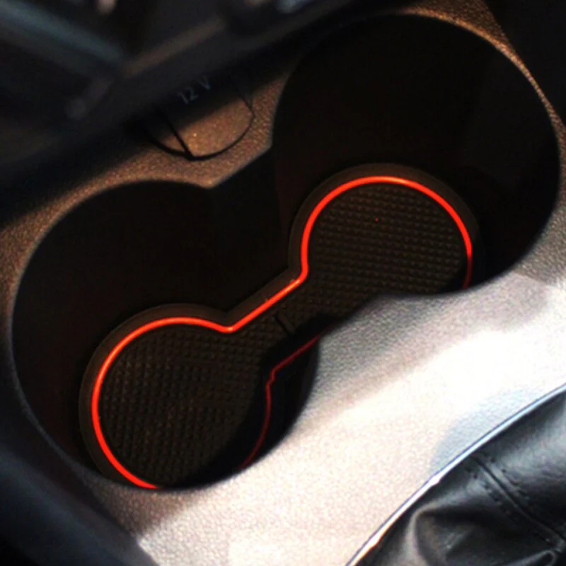 Volkswagen Polo MK5 6R / 6C Rubber Anti-Slip Interior Storage Mats (2009-2017) - Image 2