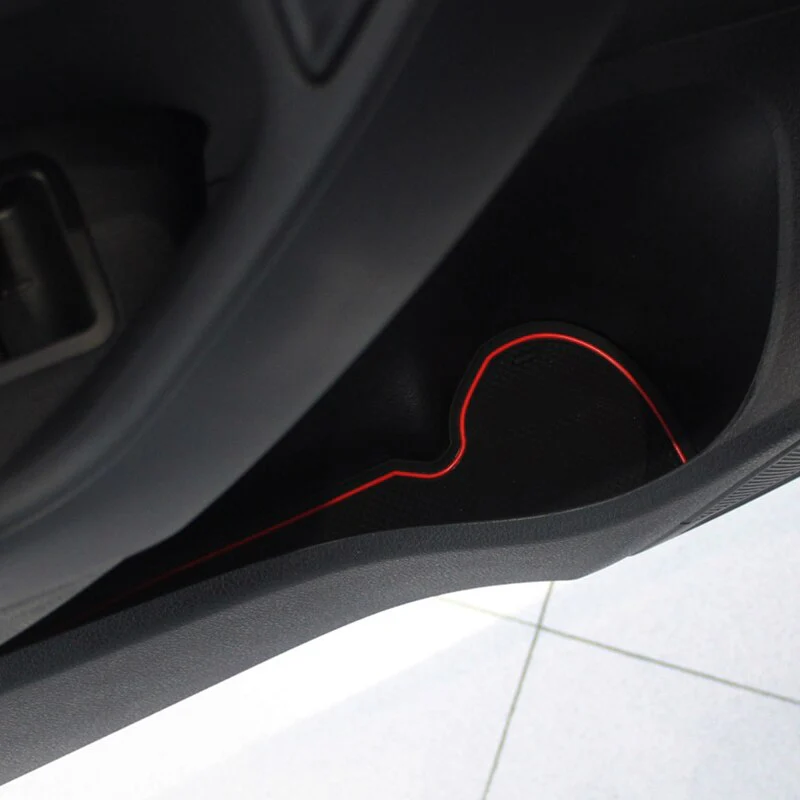 Volkswagen Polo MK5 6R / 6C Rubber Anti-Slip Interior Storage Mats (2009-2017) - Image 4