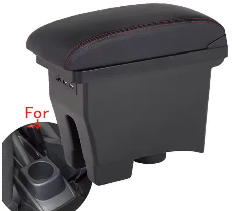 Volkswagen Polo MK5 6C Centre Armrest With Storage & USB Ports - Image 2