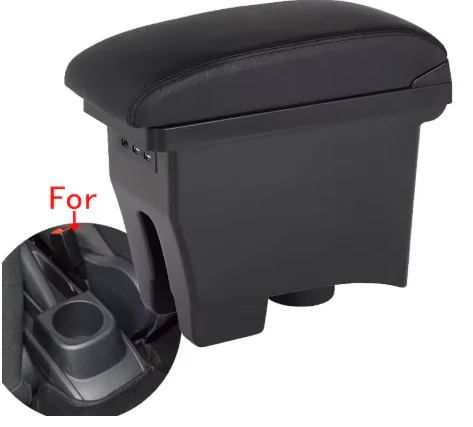 Volkswagen Polo MK5 6C Centre Armrest With Storage & USB Ports - Image 4