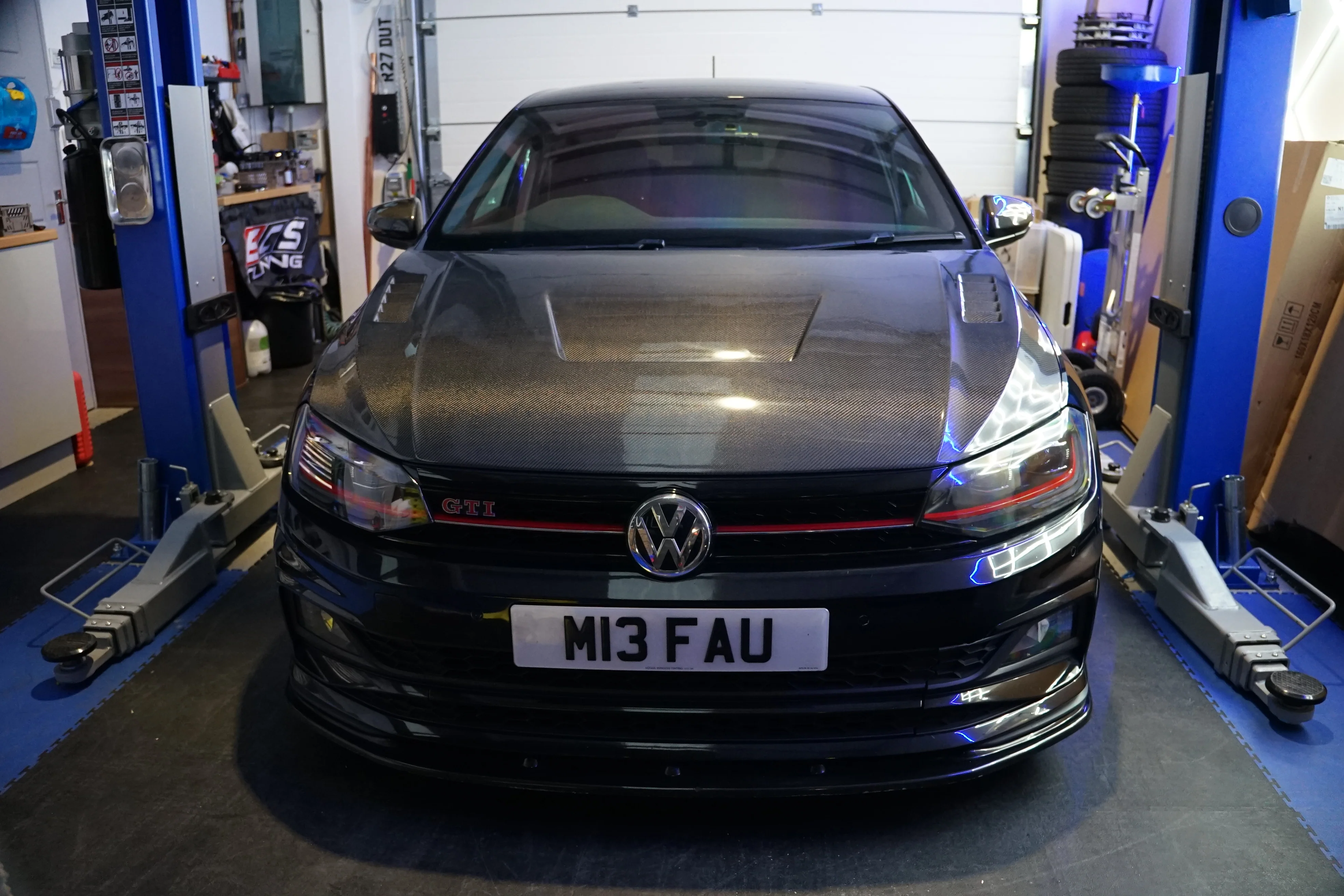 Volkswagen Polo MK6 Carbon Fibre LY Style Bonnet (AW - 2018+) - Image 6