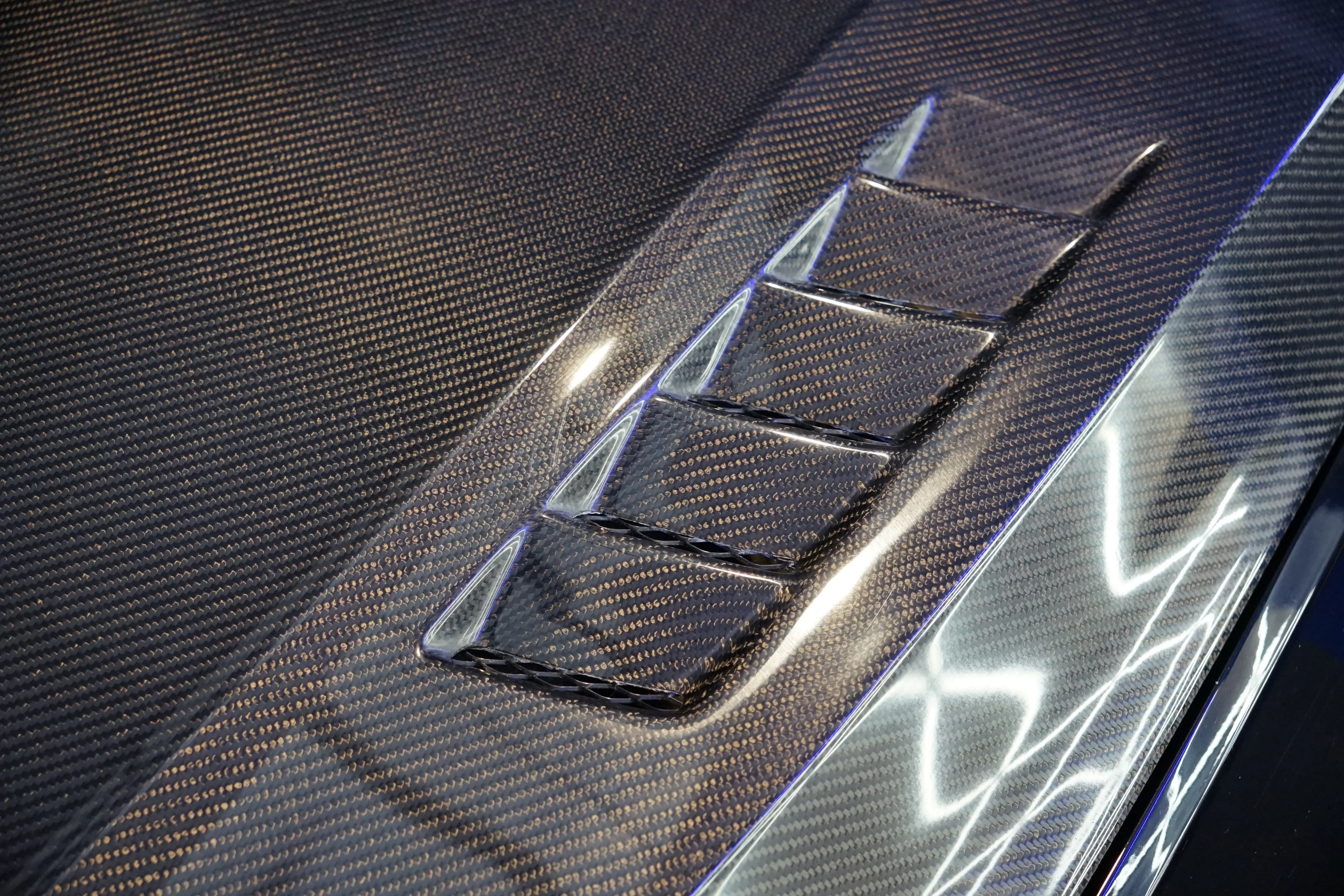 Volkswagen Polo MK6 Carbon Fibre LY Style Bonnet (AW - 2018+) - Image 7