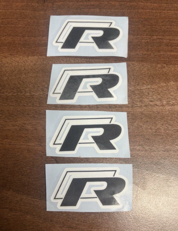 Volkswagen R Brake Caliper Stickers 4pcs (Multiple Models) - Image 3