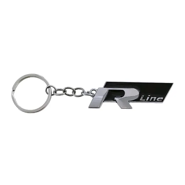 Volkswagen R-Line Logo Metal Keyring - Image 3