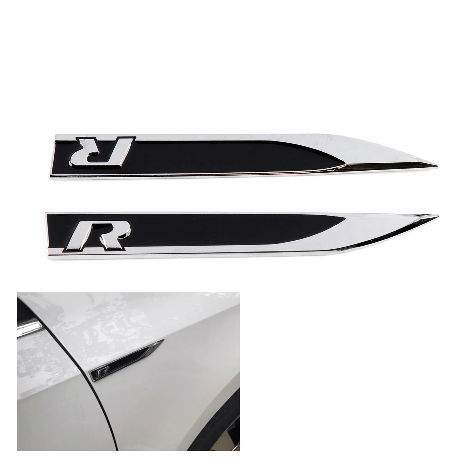 Volkswagen R  Side / Wing Badges (Multiple Models)