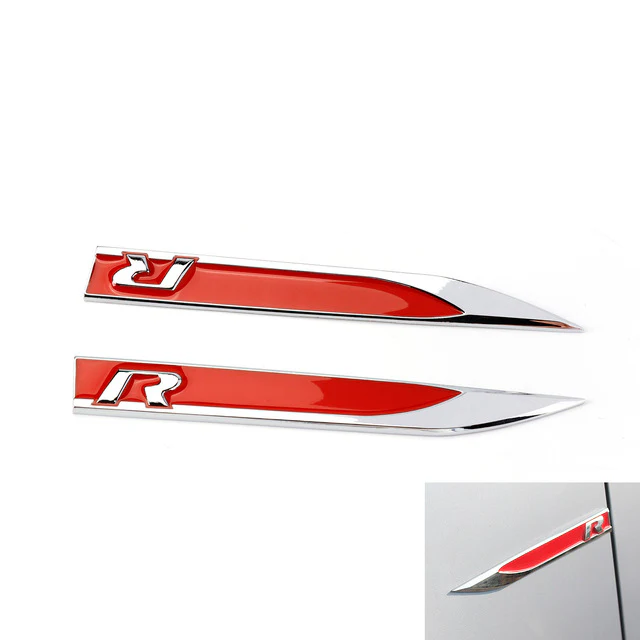Volkswagen R  Side / Wing Badges (Multiple Models) - Image 8