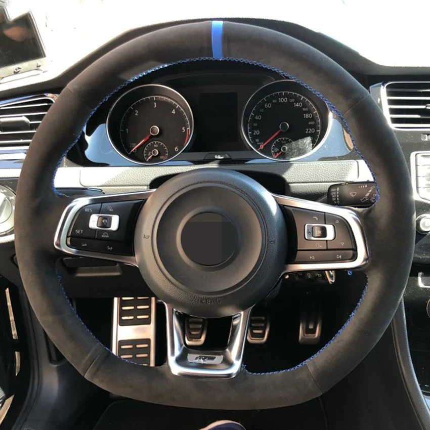 Volkswagen Steering Wheel Cover Retrim Kit Cover For Golf MK7/7.5, Polo MK5/MK6, Scirocco (2011 - 2020) - Image 3