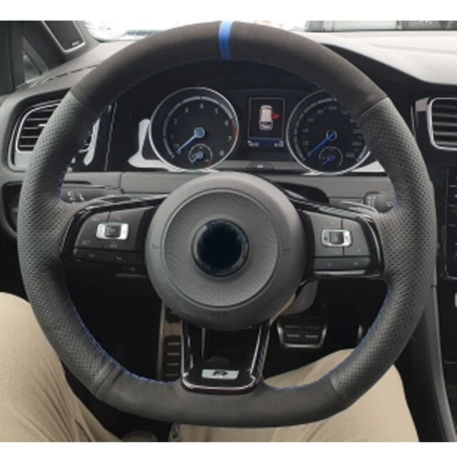 Volkswagen Steering Wheel Cover Retrim Kit Cover For Golf MK7/7.5, Polo MK5/MK6, Scirocco (2011 - 2020) - Image 6