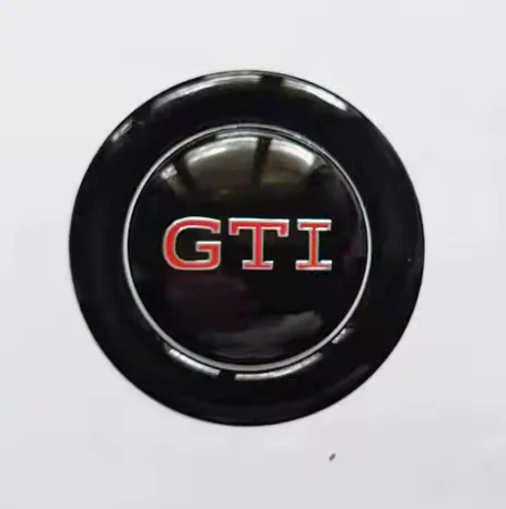 Volkswagen Steering Wheel 'VW' Golf MK8 Badge / Logo Overlay (GTI / R / R Line) - Image 2