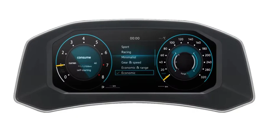 Volkswagen T-ROC MK1 (2018-2025) 12.3" Digital Instrument Cluster – LCD Upgrade - Image 3