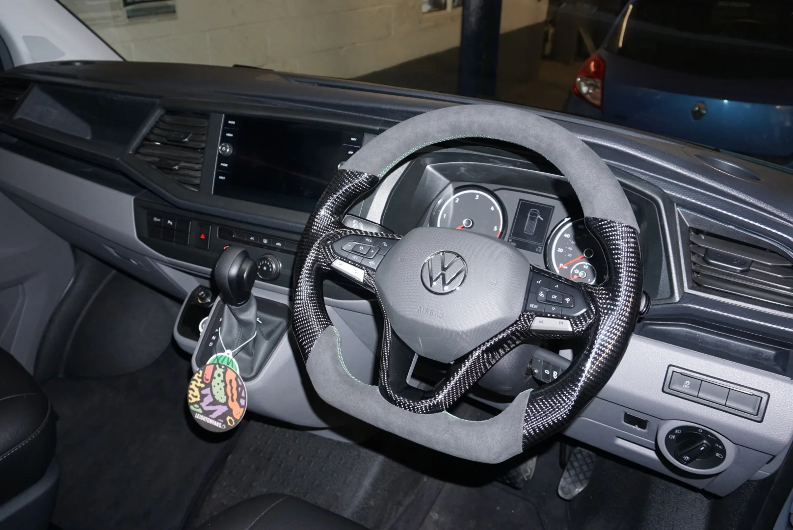 Volkswagen Transporter T6.1 Carbon Fibre Steering Wheel (2020+ Models) - Image 3