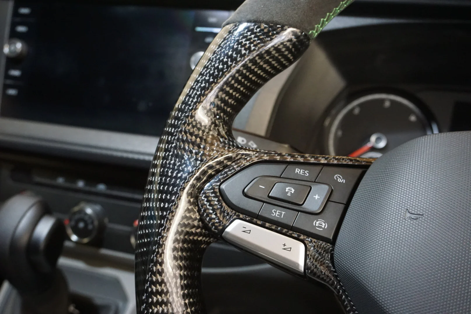 Volkswagen Transporter T6.1 Carbon Fibre Steering Wheel (2020+ Models) - Image 6
