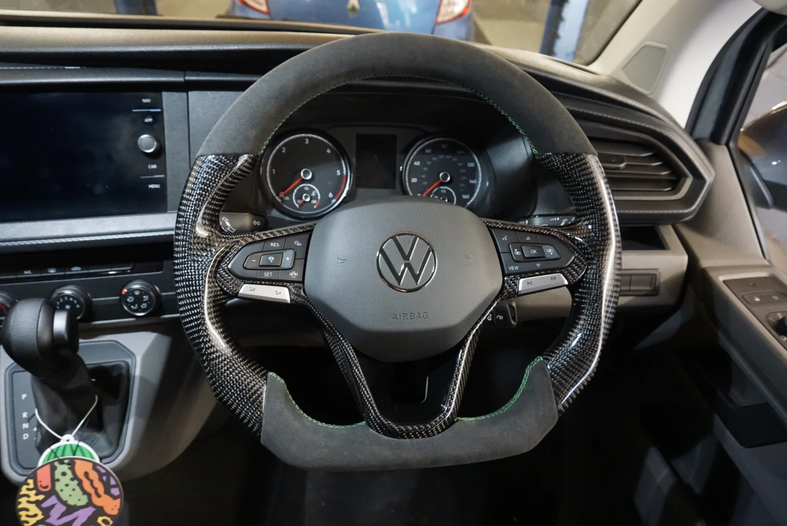 Volkswagen Transporter T6.1 Carbon Fibre Steering Wheel (2020+ Models) - Image 7