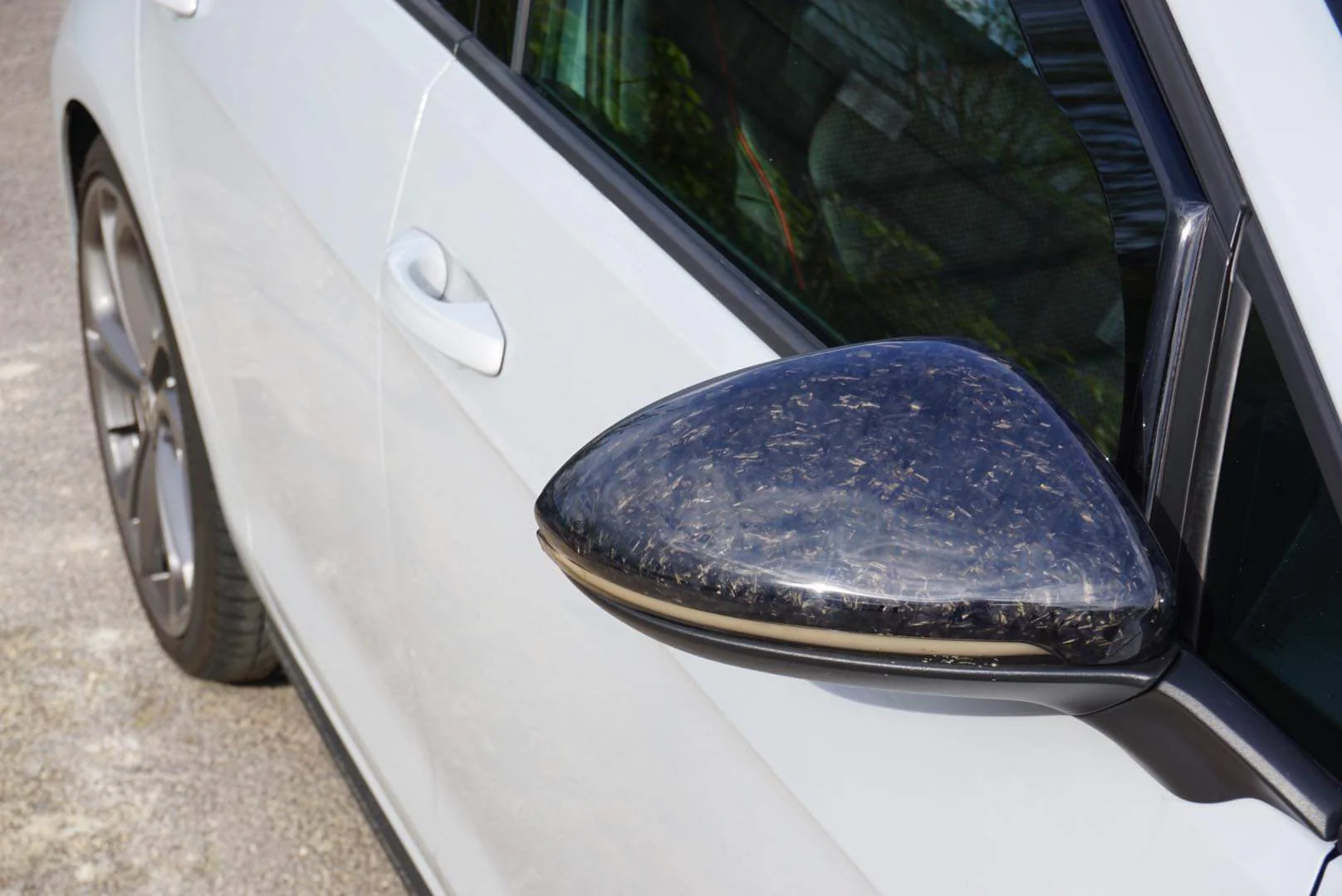 Volkswagen Golf MK7 / MK7.5 Genuine Forged Carbon Fibre Wing Mirror Covers (2013-2019) - Image 2