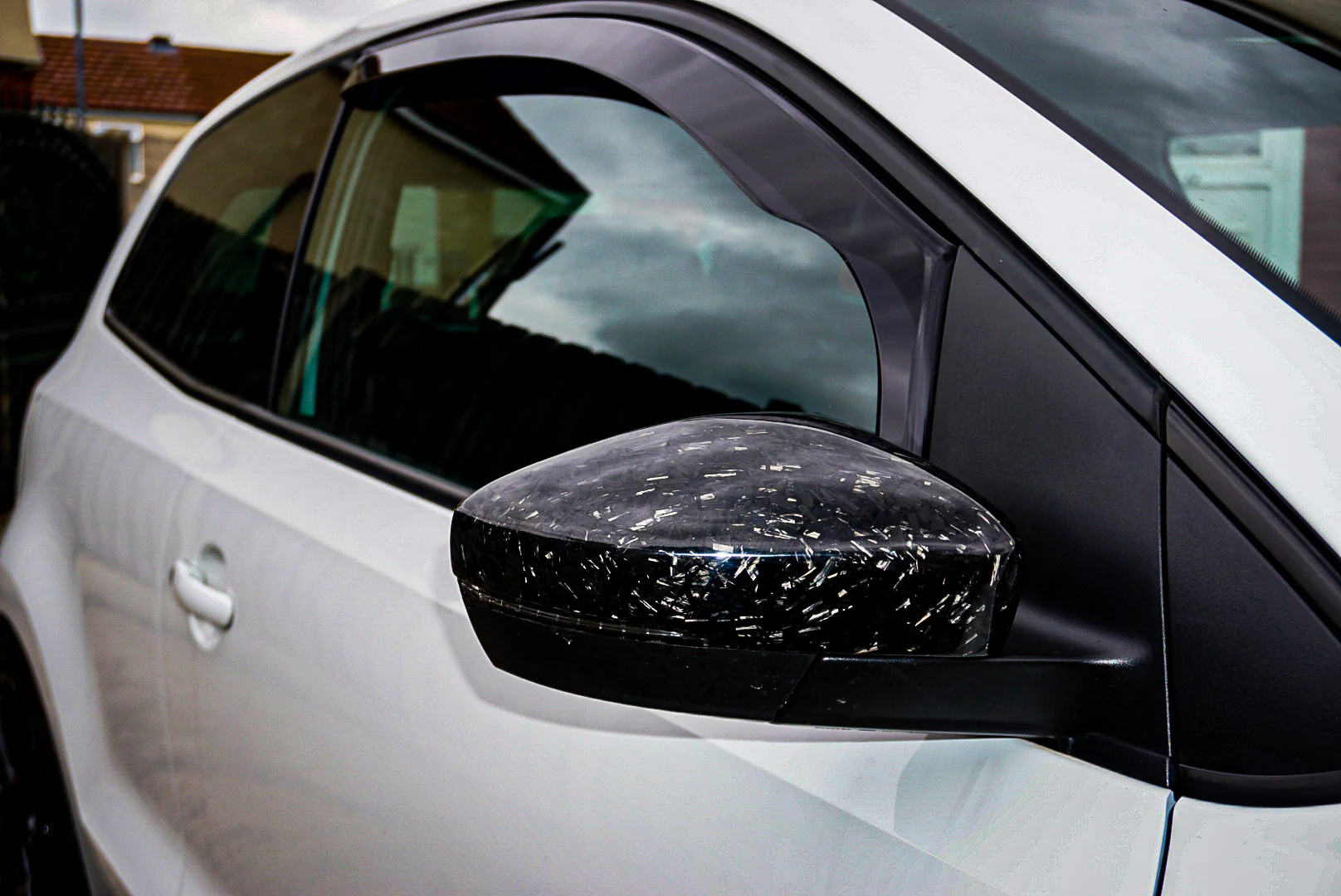Volkswagen VW Polo Genuine Forged Carbon Fibre Replacement Wing Mirror Covers MK5 6C / 6R (2009-2017 Models) - Image 4