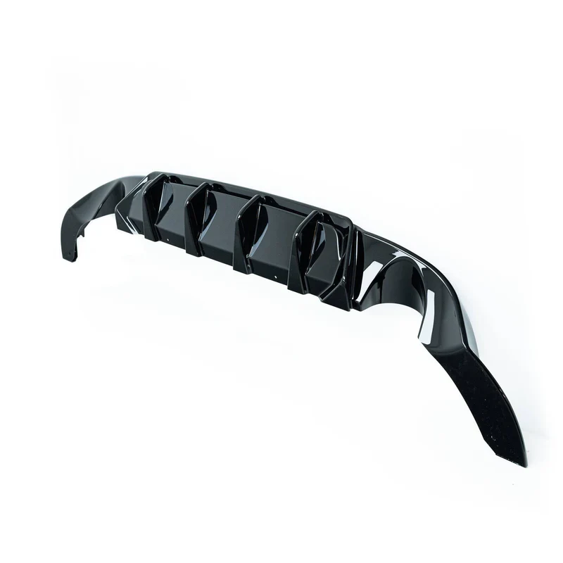VW GOLF GTI MK7.5 EVO-1 GLOSS BLACK REAR DIFFUSER BY ZAERO (2017-2020) - Image 2