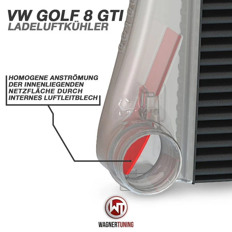 Wagner Tuning VW Golf 8 GTI/R (EA888 Gen.4) Competition Intercooler Kit - Image 3