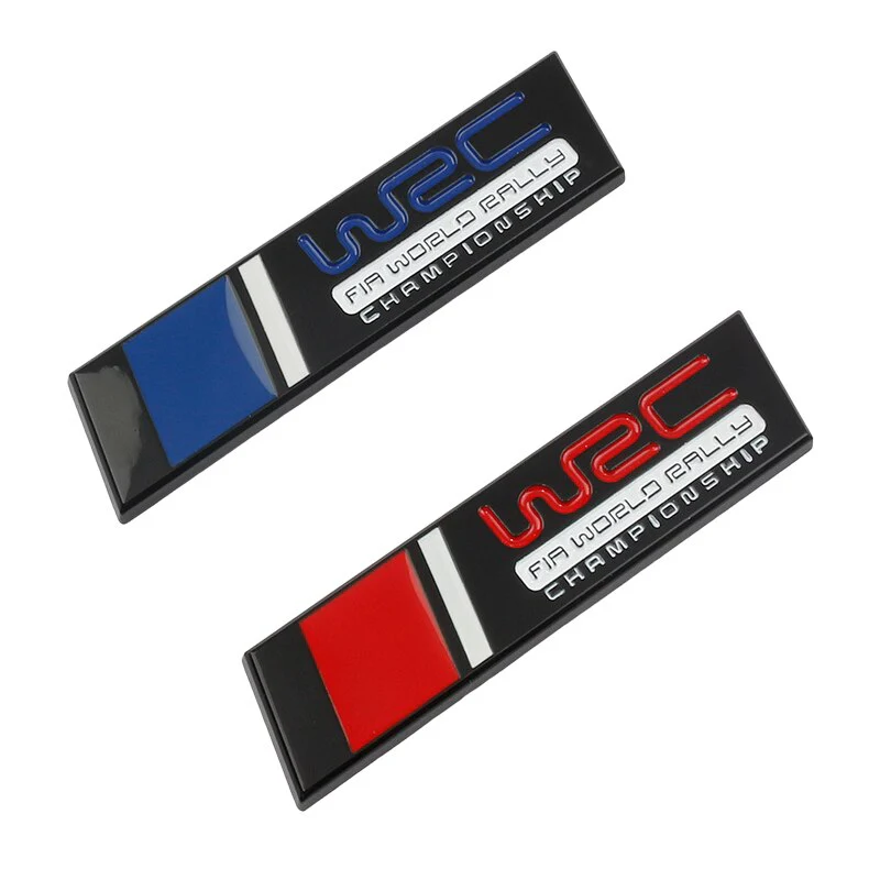 "WRC FIA World Rally Championship" Self Adhesive Metal Badge - Image 3