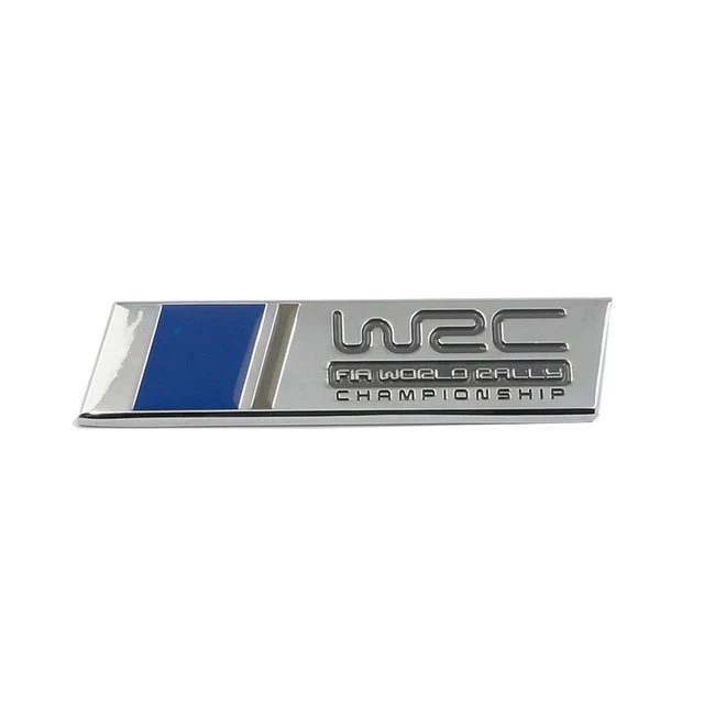 "WRC FIA World Rally Championship" Self Adhesive Metal Badge - Image 5