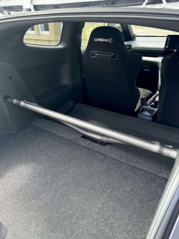 Yaris GR Carbon Strut Brace – Rear Brace & Seat Delete Kit for Toyota GR Yaris - Image 4