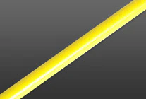 Yellow PVC Covered Brake Hose - Variation 1